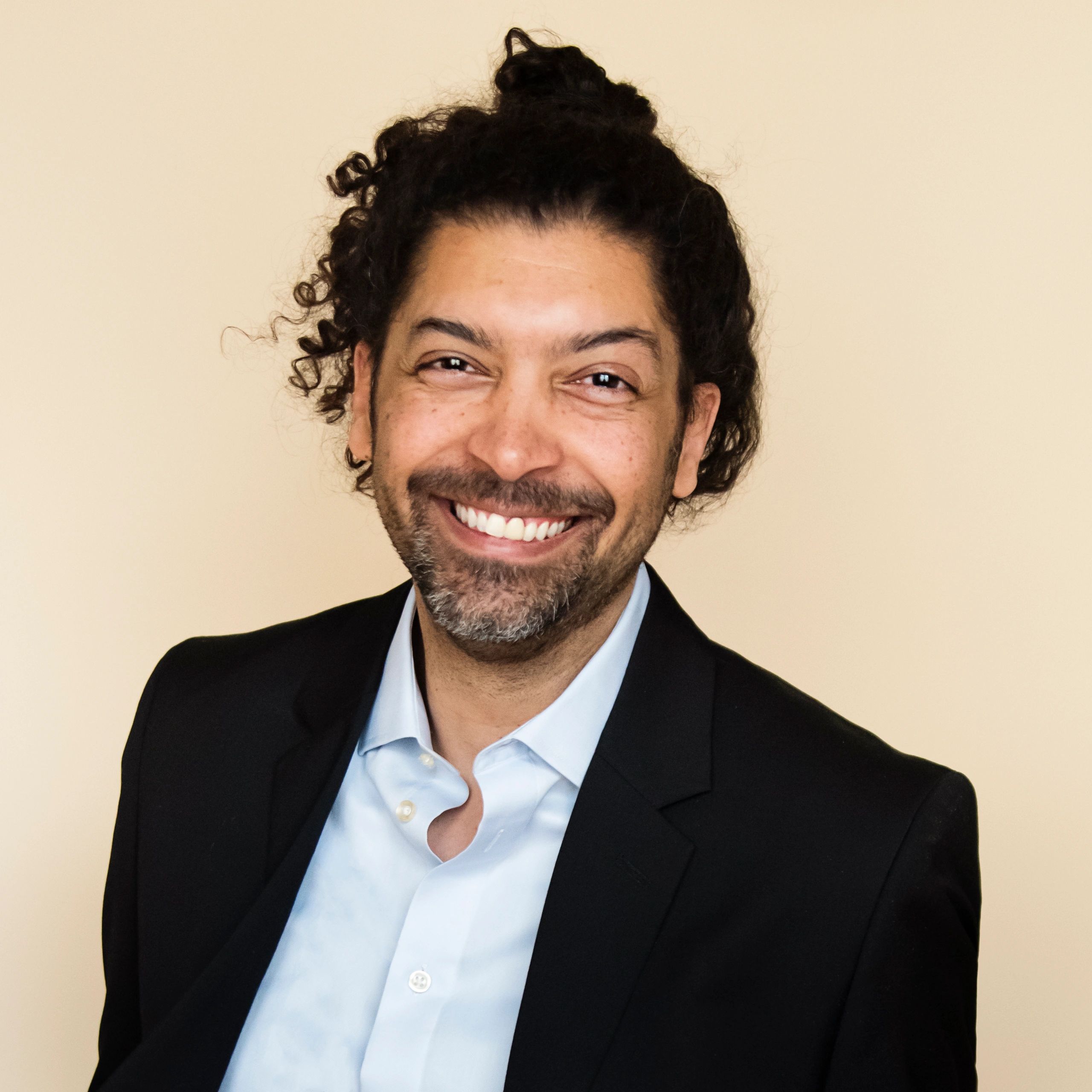 Portrait representing event organizers